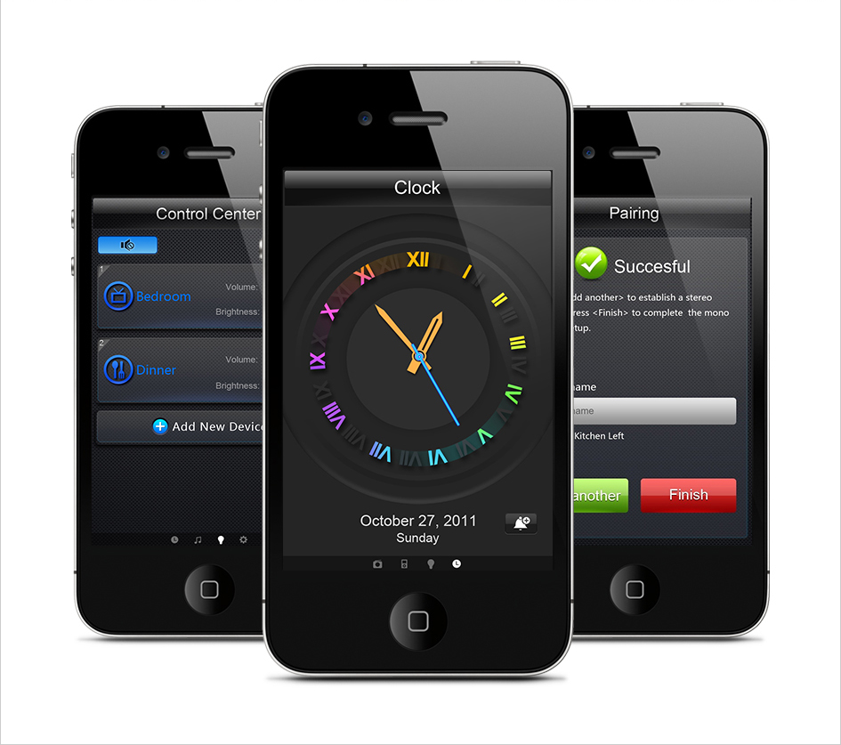 AudioBulb家庭智能控制軟件界面設計