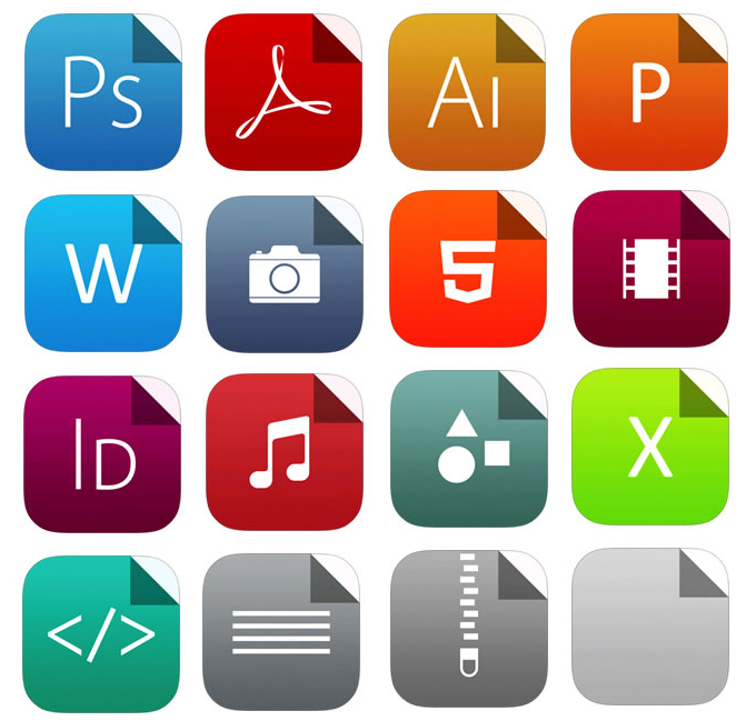 簡(jiǎn)約手機(jī)軟件圖標(biāo)設(shè)計(jì)